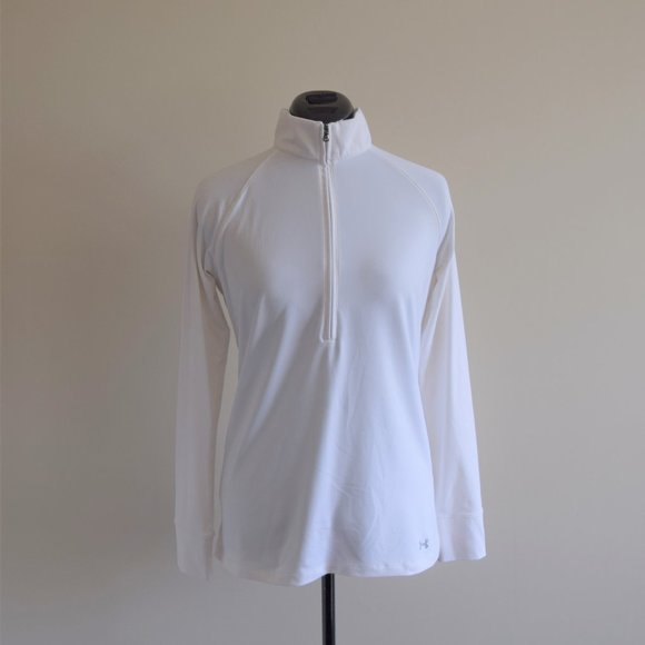 2/$20 White Half Zip Sweater Hoodie Under Armour - Picture 1 of 5